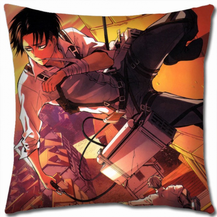 Shingeki no Kyojin Double-sided full color Pillow Cushion 45X45CM J12-24 NO FILLING