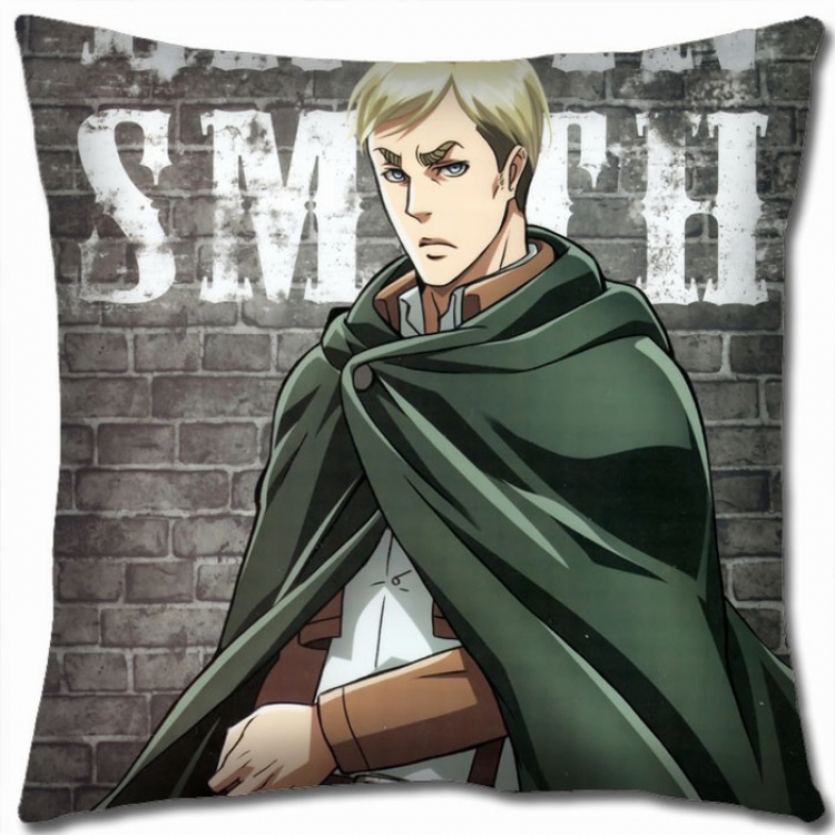 Shingeki no Kyojin Double-sided full color Pillow Cushion 45X45CM J12-32 NO FILLING