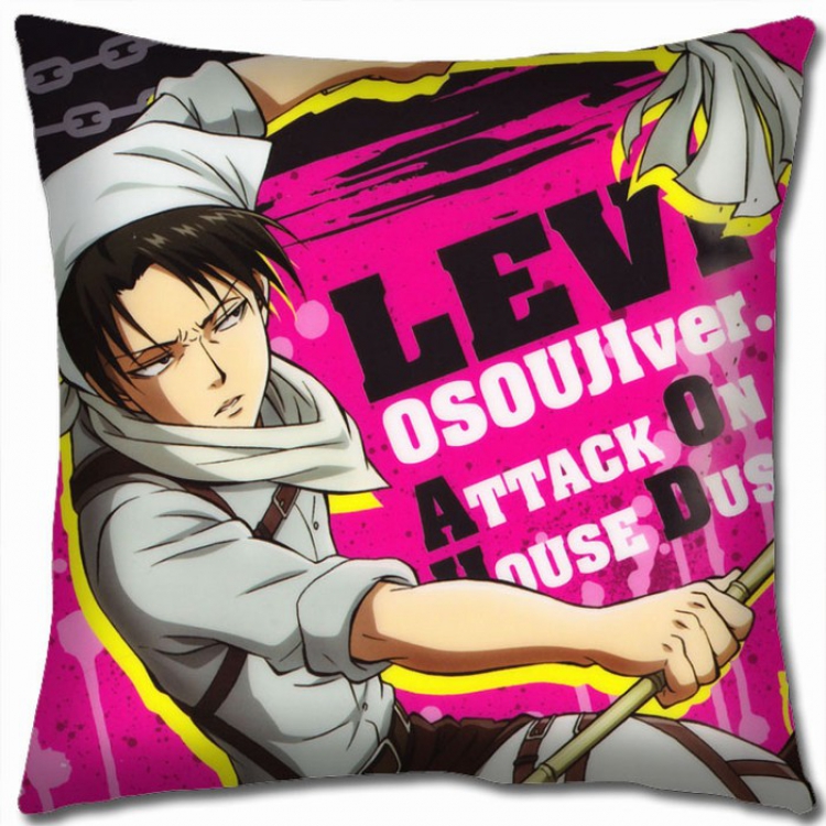 Shingeki no Kyojin Double-sided full color Pillow Cushion 45X45CM J12-43 NO FILLING