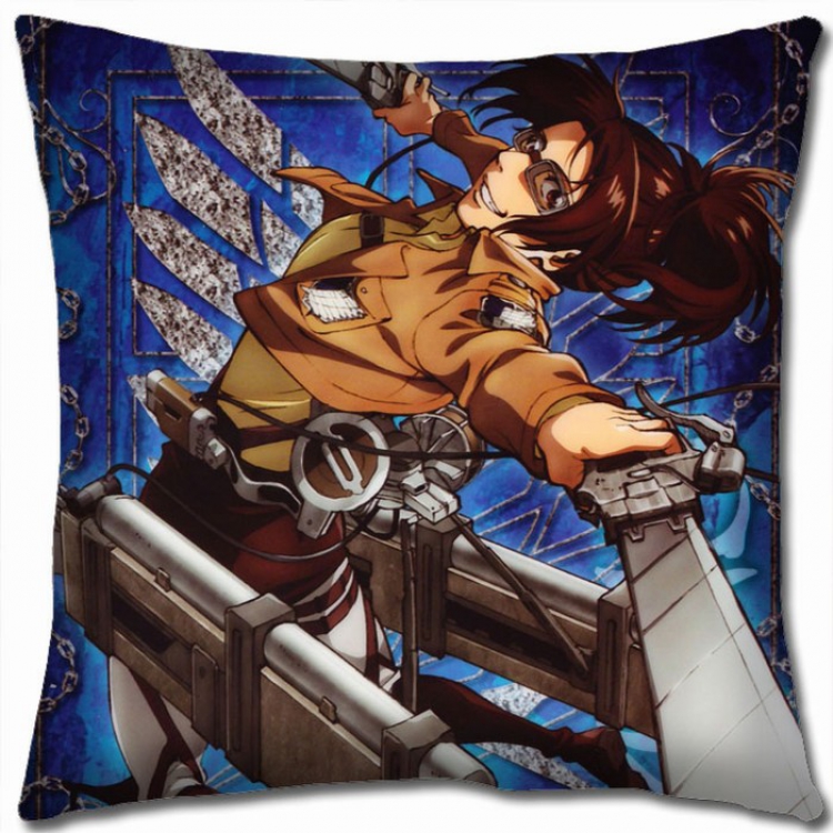 Shingeki no Kyojin Double-sided full color Pillow Cushion 45X45CM J12-53 NO FILLING