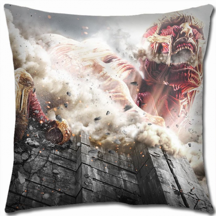 Shingeki no Kyojin Double-sided full color Pillow Cushion 45X45CM J12-6 NO FILLING