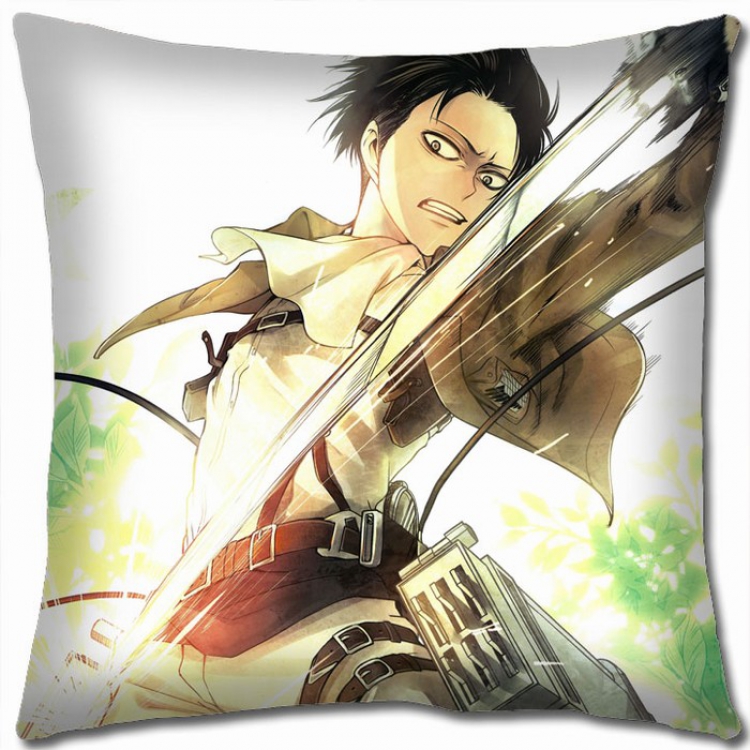 Shingeki no Kyojin Double-sided full color Pillow Cushion 45X45CM J12-64 NO FILLING