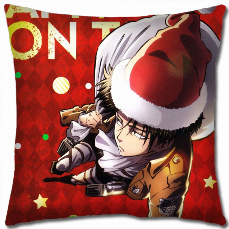 Shingeki no Kyojin Double-sided full color Pillow Cushion 45X45CM J12-86 NO FILLING