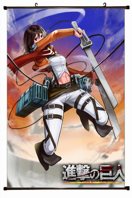 Shingeki no Kyojin Plastic pole cloth painting Wall Scroll 60X90CM preorder 3 days J12-107 NO FILLING