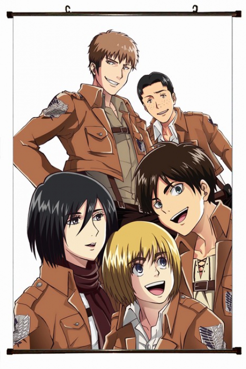 Shingeki no Kyojin Plastic pole cloth painting Wall Scroll 60X90CM preorder 3 days J12-125 NO FILLING