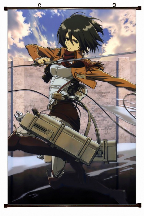 Shingeki no Kyojin Plastic pole cloth painting Wall Scroll 60X90CM preorder 3 days J12-13 NO FILLING