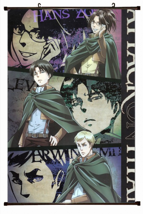 Shingeki no Kyojin Plastic pole cloth painting Wall Scroll 60X90CM preorder 3 days J12-35 NO FILLING