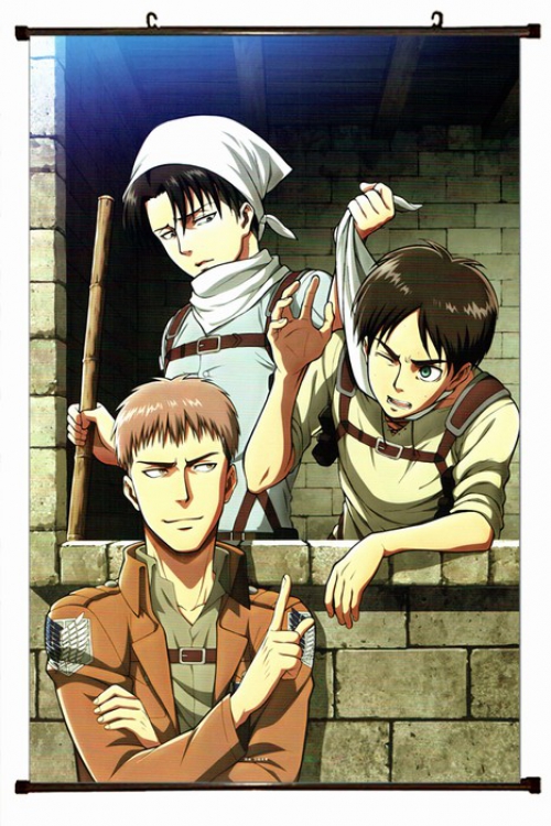 Shingeki no Kyojin Plastic pole cloth painting Wall Scroll 60X90CM preorder 3 days J12-41 NO FILLING