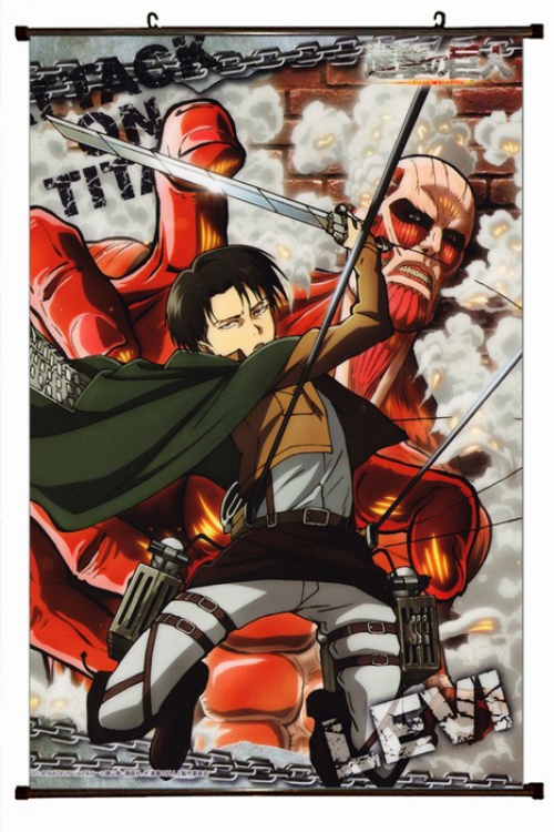 Shingeki no Kyojin Plastic pole cloth painting Wall Scroll 60X90CM preorder 3 days J12-45 NO FILLING