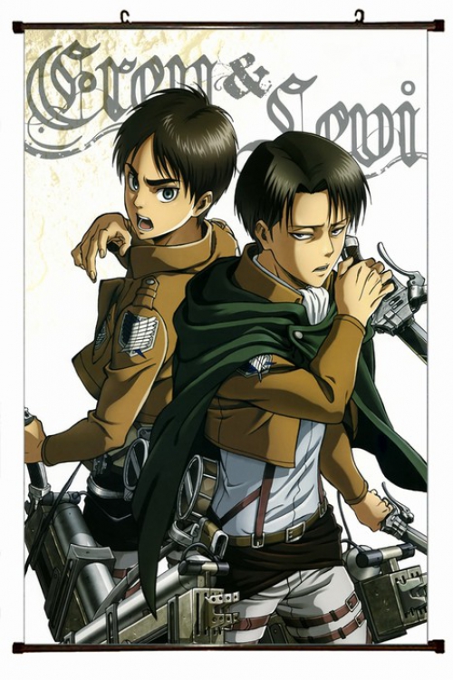 Shingeki no Kyojin Plastic pole cloth painting Wall Scroll 60X90CM preorder 3 days J12-61 NO FILLING