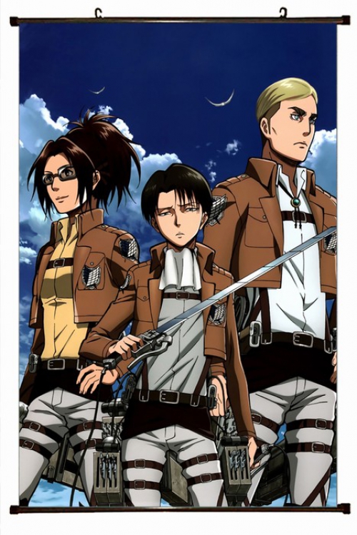 Shingeki no Kyojin Plastic pole cloth painting Wall Scroll 60X90CM preorder 3 days J12-63 NO FILLING