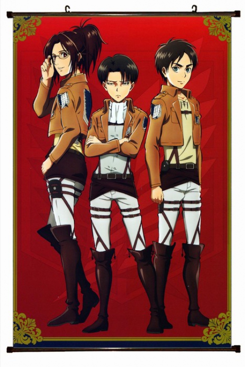 Shingeki no Kyojin Plastic pole cloth painting Wall Scroll 60X90CM preorder 3 days J12-78 NO FILLING