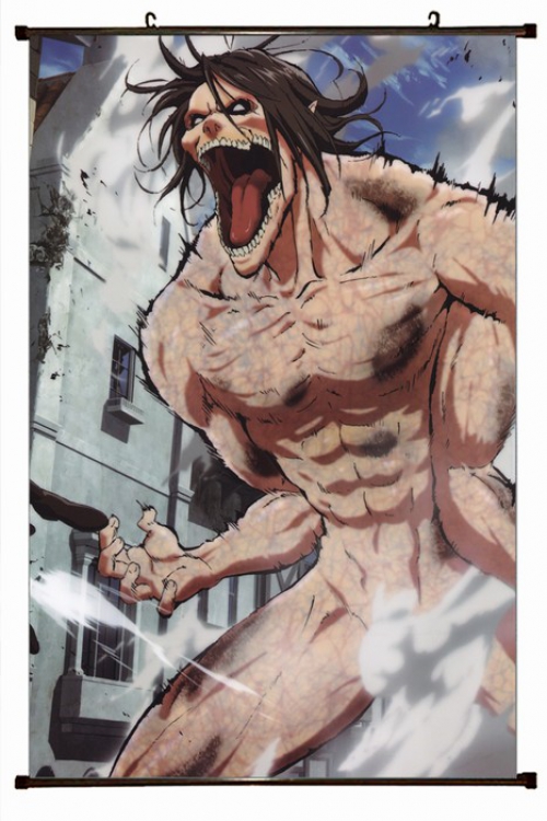 Shingeki no Kyojin Plastic pole cloth painting Wall Scroll 60X90CM preorder 3 days J12-92B NO FILLING