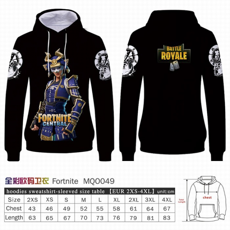 Fortnite Full Color Patch pocket Sweatshirt Hoodie EUR SIZE 9 sizes from XXS to XXXXL MQO49