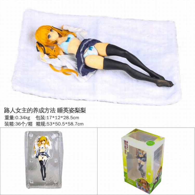 Saenai heroine no sodata kata Sleeping position Eriri Spencer Sawamura Sexy beautiful girl oxed Figure Decoration 23.5CM