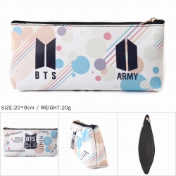 BTS Zipper Pencil Bag 20X9CM 2...