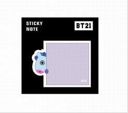 BTS BT21 Post-it sticker OPP b...