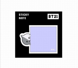 BTS BT21 Post-it sticker OPP b...