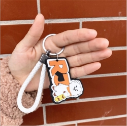 BTS BT21 Braided rope rubber k...