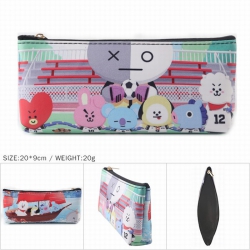 BTS Zipper Pencil Bag 20X9CM 2...