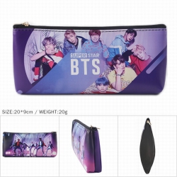 BTS Zipper Pencil Bag 20X9CM 2...