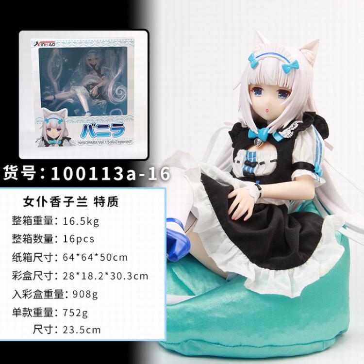NEKOPARA Maid vanilla soft body Clothes can be taken off Sexy beautiful girl Boxed Figure Decoration 23.5CM 752G a box o