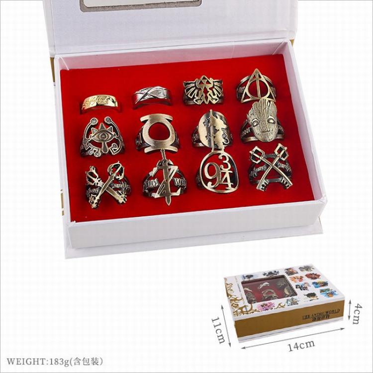 The avengers allianc Openwork ring price for 12 pcs