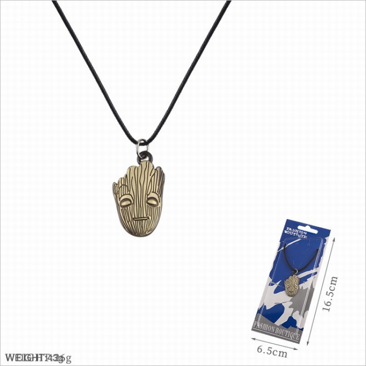 Guardians of the Galaxy Stainless steel pendant Black sling necklace price for 5 pcs