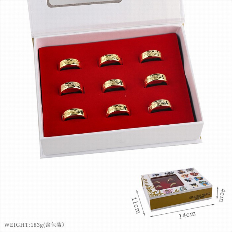 The Lord of the Rings Openwork ring price for 9 pcs