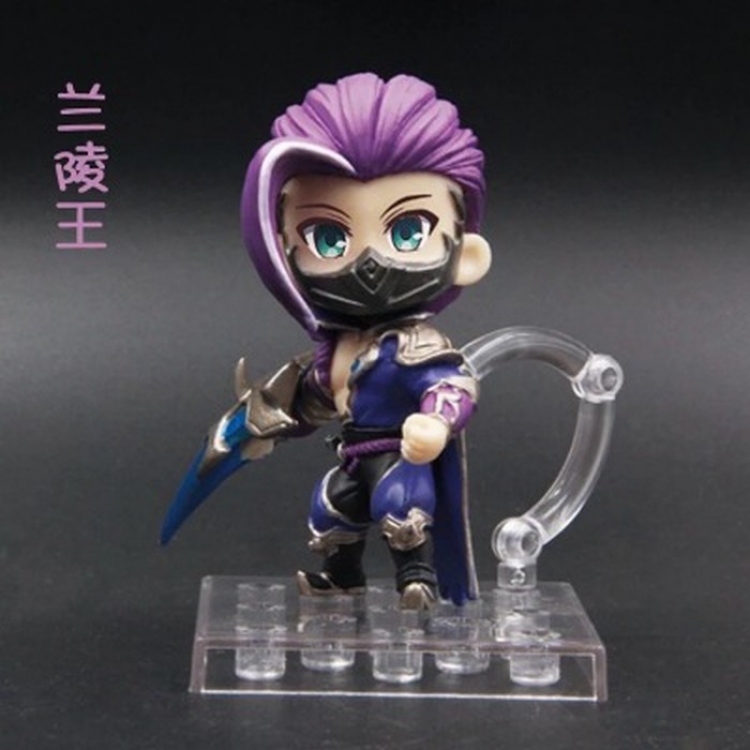 King glory Fifth Generation Lanling King Boxed Figure Decoration 10CM