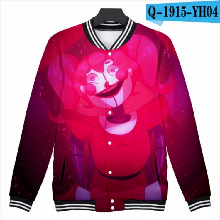 Five Nights at Freddys 3D Long sleeve Coat Sweatshirt Hoodie 9 sizes from XXS to XXXXL price for 2 pcs Style F