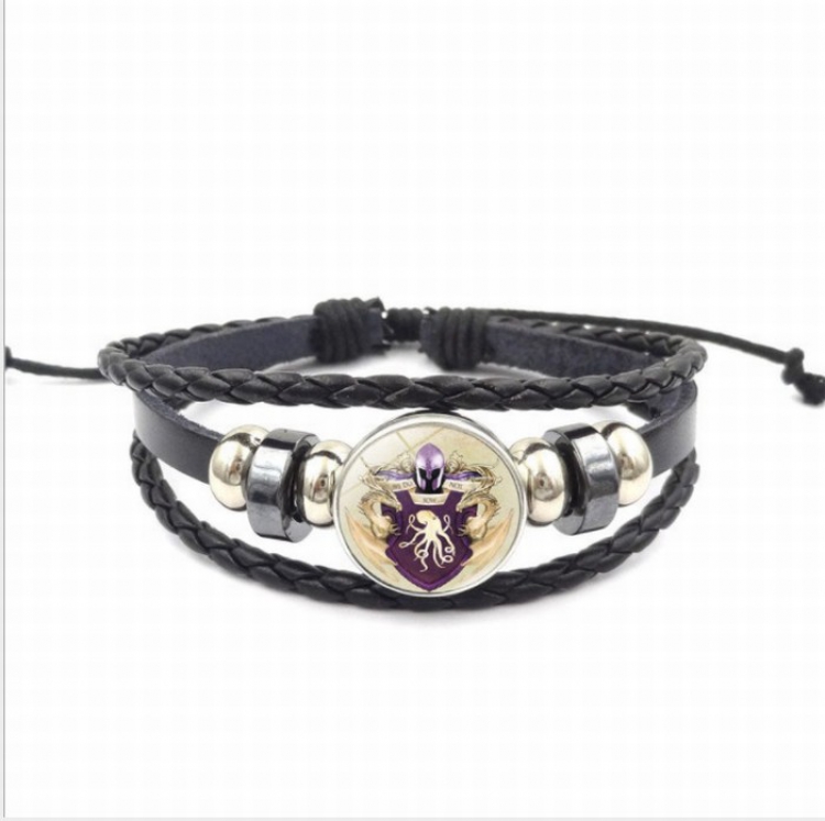 Game of Thrones XL1604 Multilayer woven leather bracelet price for 5 pcs 26CM 15G