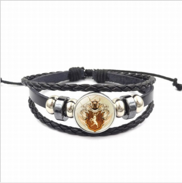 Game of Thrones XL1603 Multilayer woven leather bracelet price for 5 pcs 26CM 15G