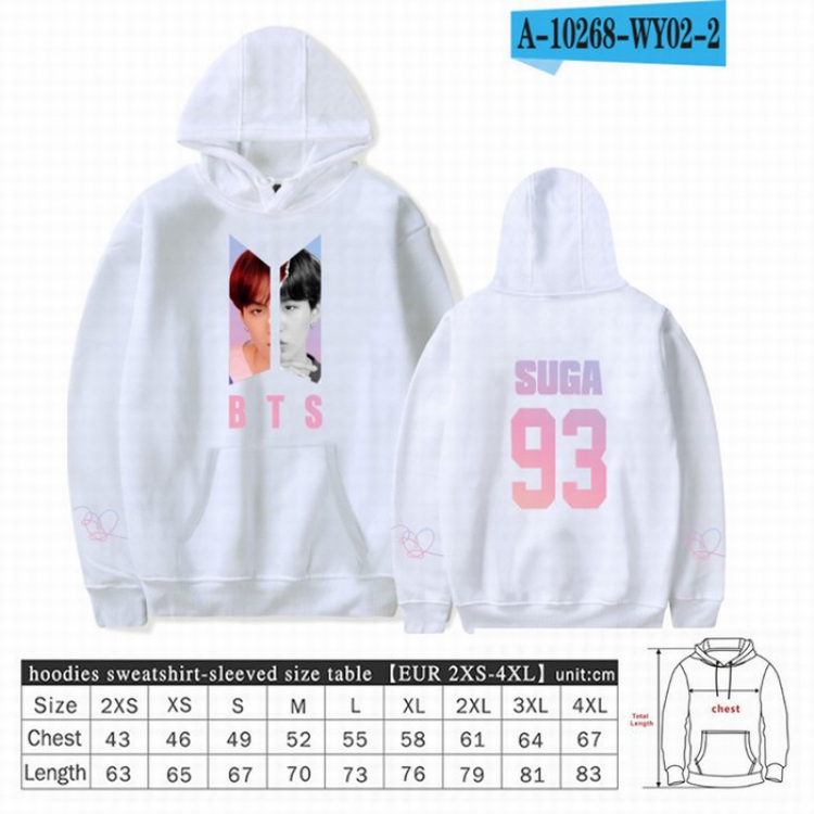 BTS Long sleeve Sweatshirt Hoodie 9 sizes from XXS to XXXXL price for 2 pcs preorder 3 days Style 33