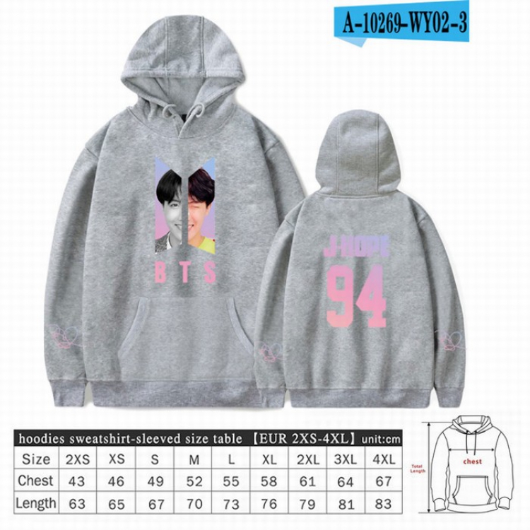 BTS Long sleeve Sweatshirt Hoodie 9 sizes from XXS to XXXXL price for 2 pcs preorder 3 days Style 28
