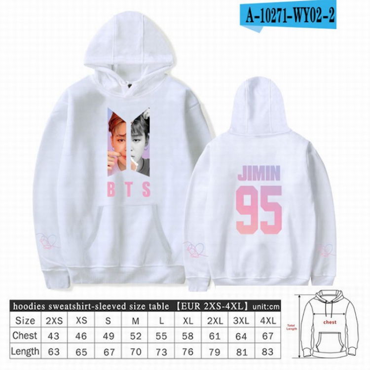 BTS Long sleeve Sweatshirt Hoodie 9 sizes from XXS to XXXXL price for 2 pcs preorder 3 days Style 15