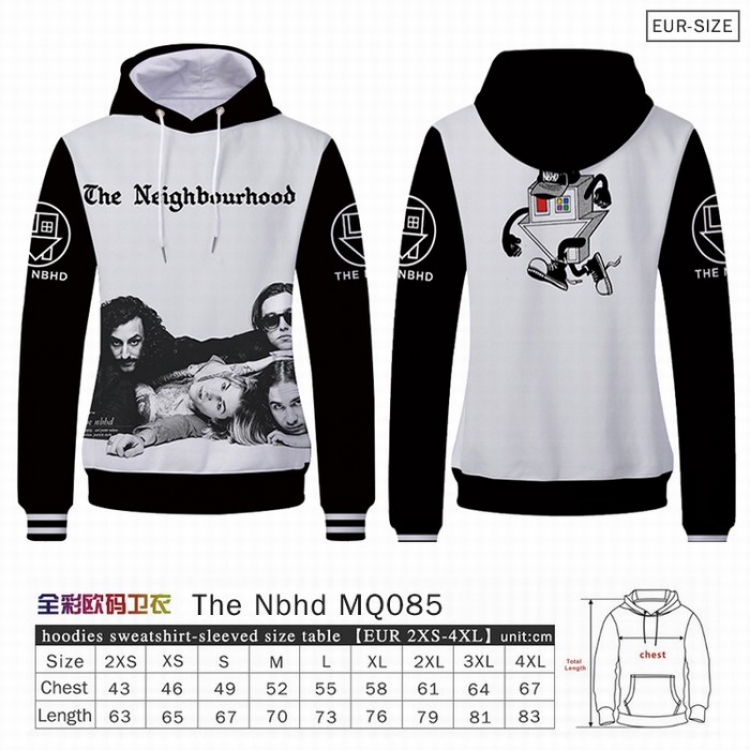 The Nbhd Full Color Patch pocket Sweatshirt Hoodie EUR SIZE 9 sizes from XXS to XXXXL MQO085