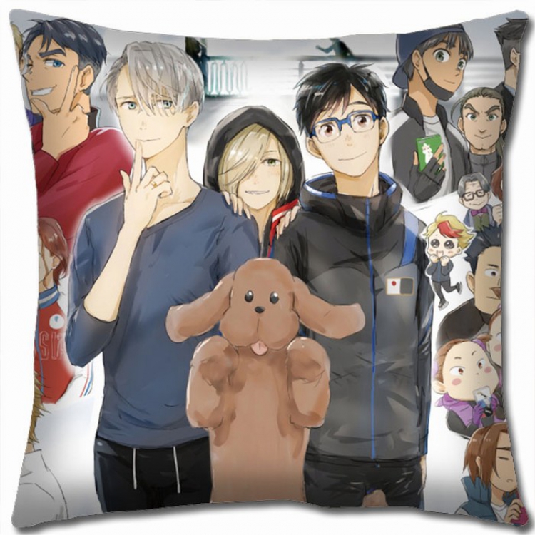 Yuri !!! on Ice Double-sided full color Pillow Cushion 45X45CM Y15-106 NO FILLING