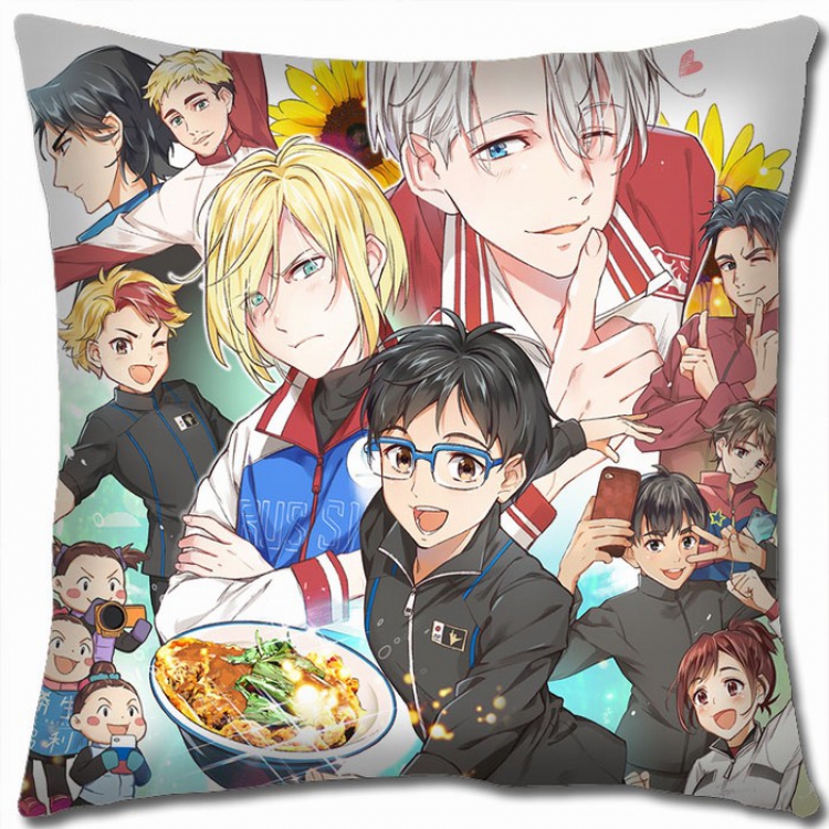 Yuri !!! on Ice Double-sided full color Pillow Cushion 45X45CM Y15-112 NO FILLING