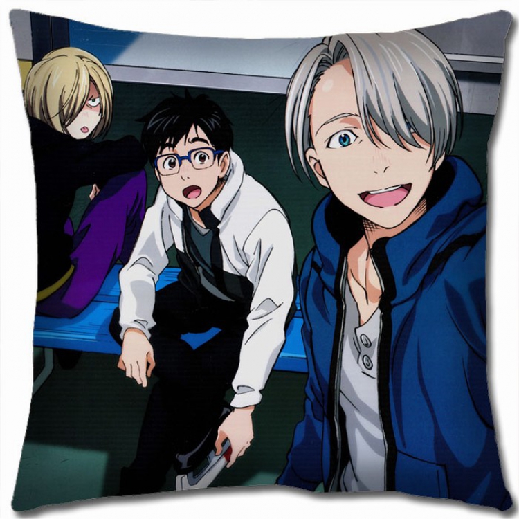 Yuri !!! on Ice Double-sided full color Pillow Cushion 45X45CM Y15-3 NO FILLING