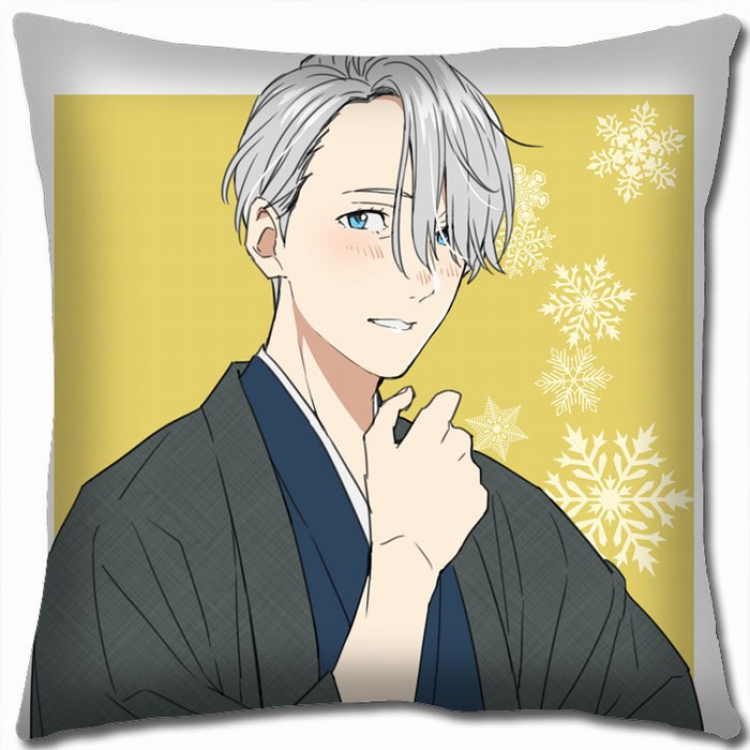 Yuri !!! on Ice Double-sided full color Pillow Cushion 45X45CM Y15-33 NO FILLING