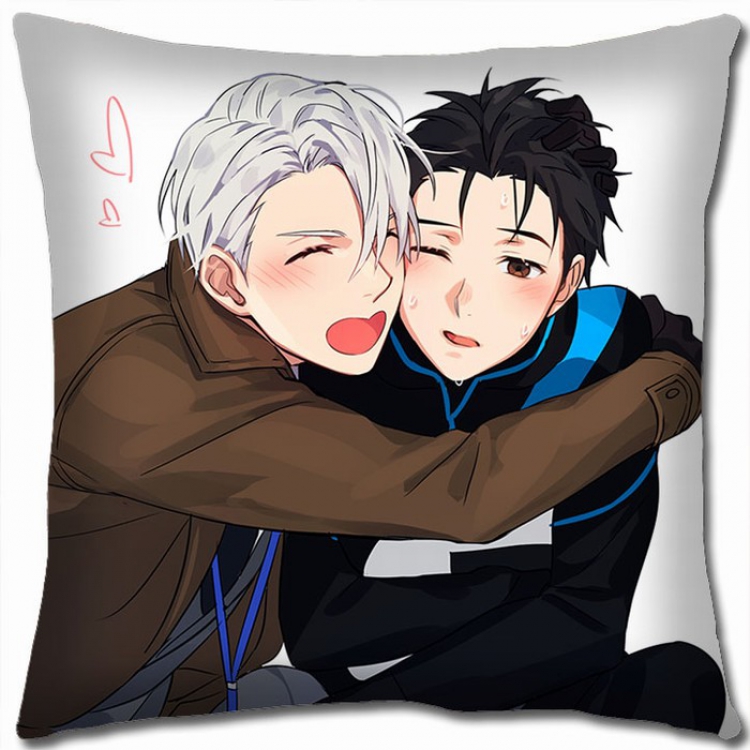 Yuri !!! on Ice Double-sided full color Pillow Cushion 45X45CM Y15-34b NO FILLING