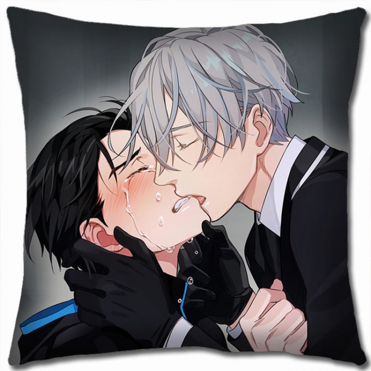 Yuri !!! on Ice Double-sided full color Pillow Cushion 45X45CM Y15-72 NO FILLING