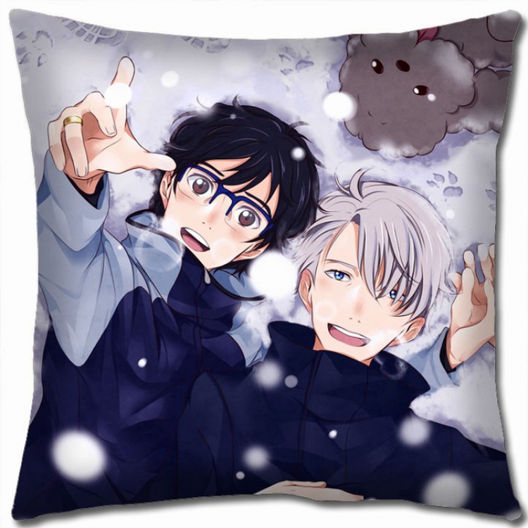 Yuri !!! on Ice Double-sided full color Pillow Cushion 45X45CM Y15-83 NO FILLING