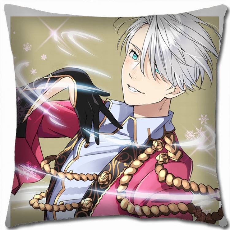 Yuri !!! on Ice Double-sided full color Pillow Cushion 45X45CM Y15-89 NO FILLING