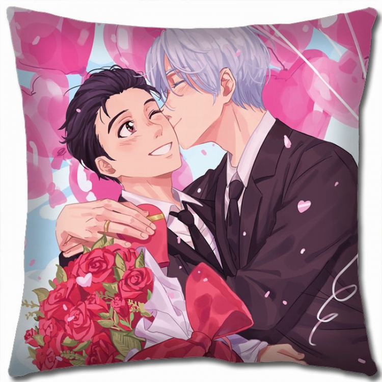 Yuri !!! on Ice Double-sided full color Pillow Cushion 45X45CM Y15-93 NO FILLING