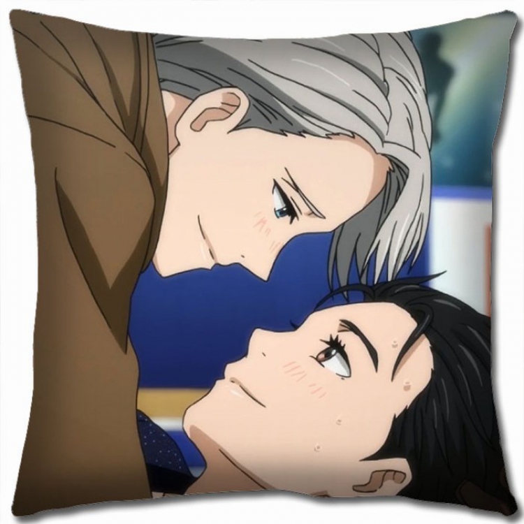 Yuri !!! on Ice Double-sided full color Pillow Cushion 45X45CM Y15-90 NO FILLING