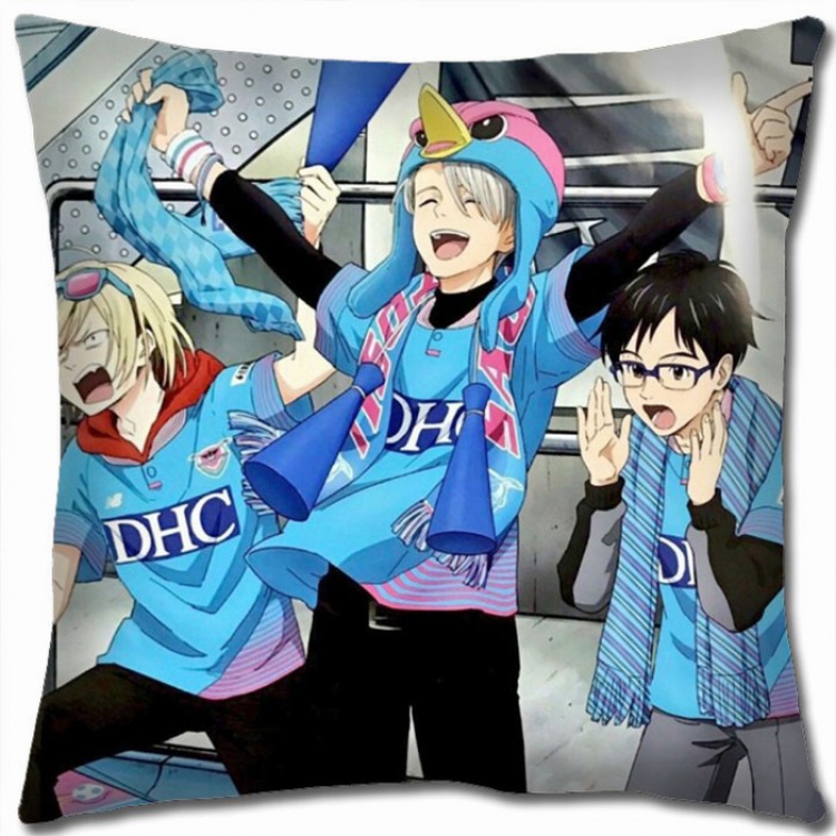 Yuri !!! on Ice Double-sided full color Pillow Cushion 45X45CM Y15-98 NO FILLING