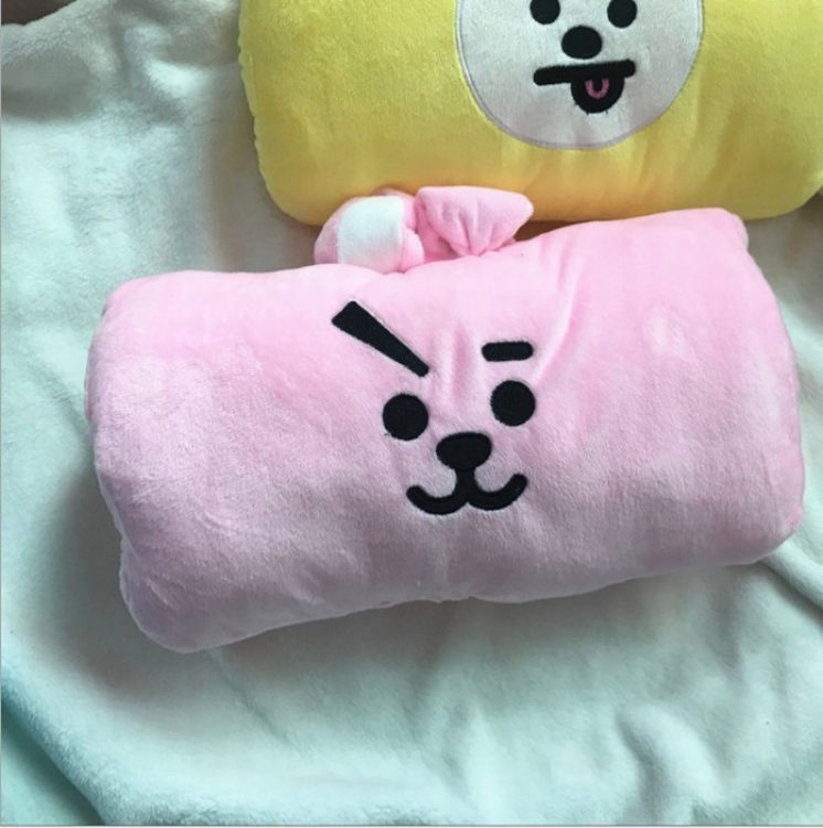 BTS BT21 Plush doll Nap pillow Hand warmers 30X20CM 200G price for 3 pcs Style G