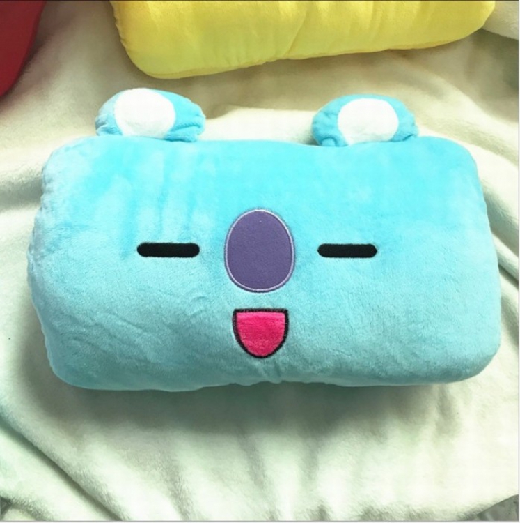 BTS BT21 Plush doll Nap pillow Hand warmers 30X20CM 200G price for 3 pcs Style B